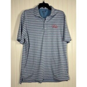 JOHNNIE-O GOLF UPF 50 S/S POLO + Glenbrook Club Lake Tahoe sz L Polo Shirt